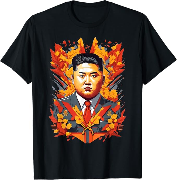 Kim Jong-un Fiery Propaganda T-Shirt